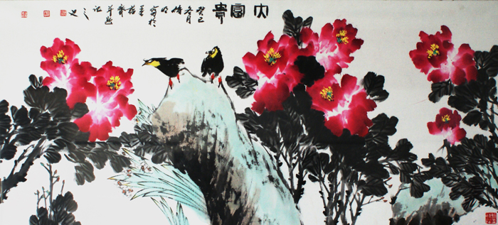 春暖花开（国画）吕传明作3栏中..JPG